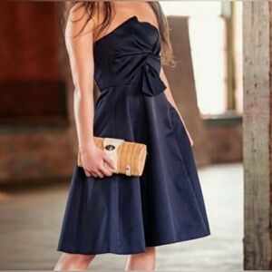 H&M Elegant Strapless Midnight Blue Dress